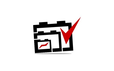 Vector Logo šablony kvality baterie Accu