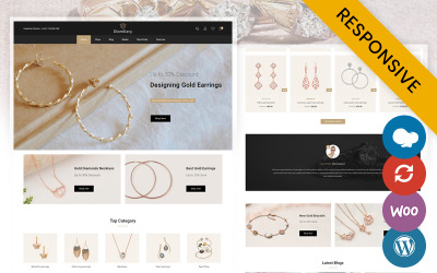 Diamllery Jewelry Store Woocommerce Responsive Theme
