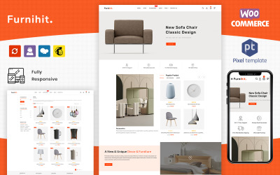 Furnihit - moderní nábytek WooCommerce obchod s nábytkem