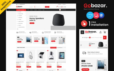 Gobazar - Electronic Marketplace OpenCart Store