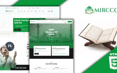 Mircco Muslim Mosque HTML5 Website Template