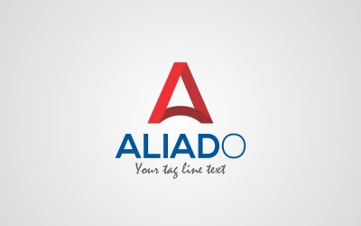 Modello di progettazione del logo Ali Ado