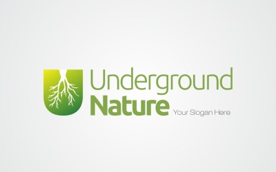 Modelo de design de logotipo underground