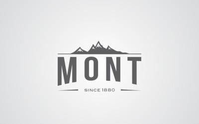 Mont Logo Design Template
