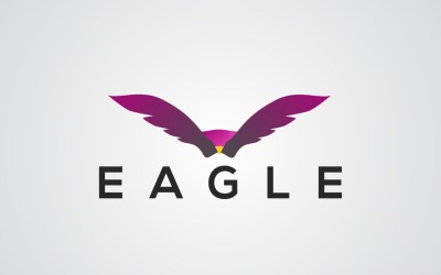 Орел логотип шаблон оформлення