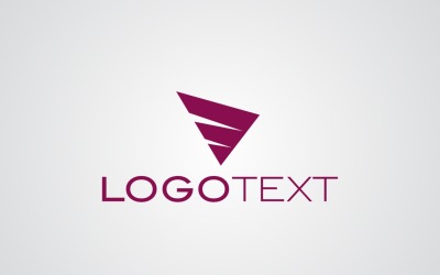 Plantilla de diseño de logotipo corporativo de texto de logotipo