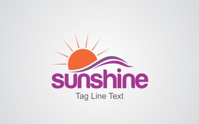 Plantilla de diseño de logotipo SunShine