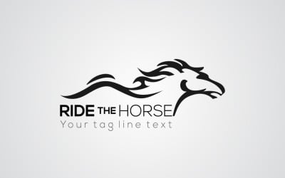 Ride The House Logo Design Template