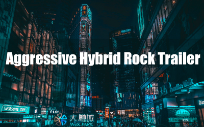 Agresywny hybrydowy zwiastun rockowy Stock Music
