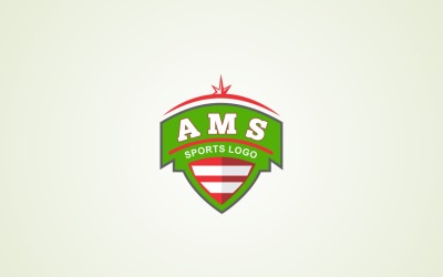 Ams Spor Logo Logo Tasarım Şablonu
