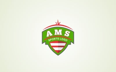 Ams Sport Logo Logo ontwerpsjabloon
