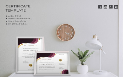 George - Modello di certificato