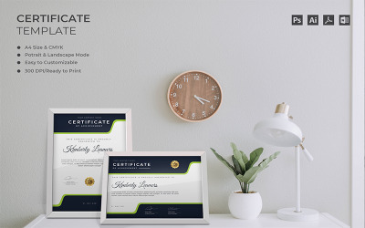 Kimberly - Modello di certificato