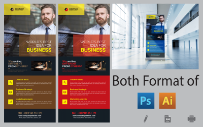 Roll Up Banner návrhu projektu