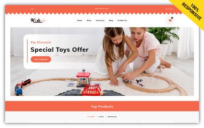 Thème Shopify du magasin Kidstoys