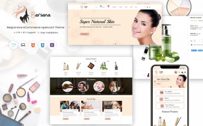 Barsana Advanced Beauty Store Theme för Opencart