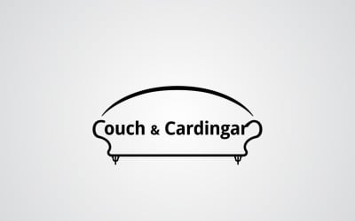 Couch &amp;amp; Cardingar logó tervezősablon