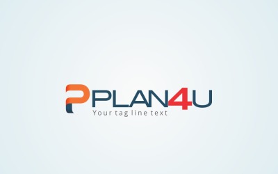Modello di progettazione del logo Plan4u