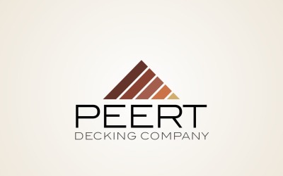 Peert Decking Şirket Logo Tasarım Şablonu