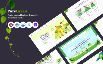 Puregreen - Umwelt- und ökologisch ansprechendes WordPress-Theme