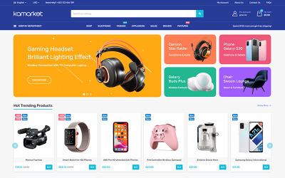 Rynek - Elektronika i komputery Motyw Prestashop