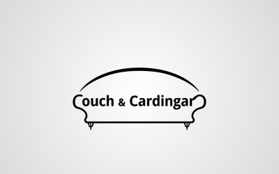 Шаблон оформлення логотипу дивана та кардингу