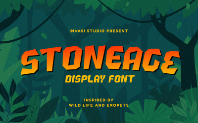 Stoneage | Bold Display Font