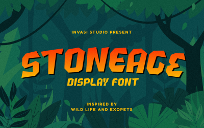 Stoneage | Fet displayteckensnitt