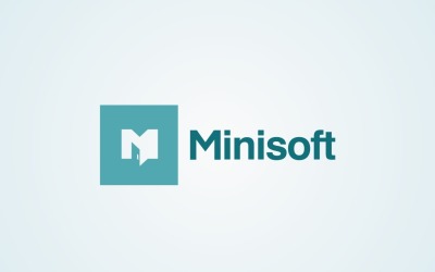Szablon projektu logo firmy Mini Soft