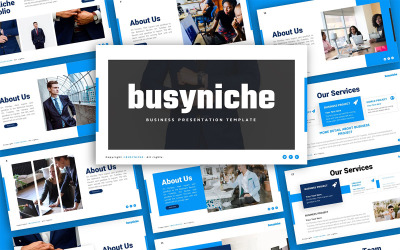 Busyniche üzleti bemutató sablon