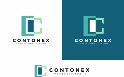 C Letter Contonex Logo Template