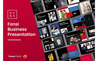 Fonsi - Business PowerPoint sablon