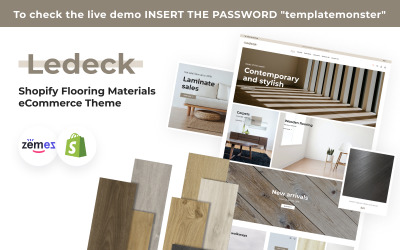 Ledeck - Shopify Flooring Materials Thème de commerce électronique
