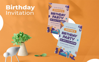 Fête d&amp;#39;anniversaire de Jessica - Invitation
