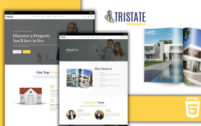 HTML5 шаблон веб-сайта компании Tristate Real Estate