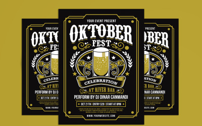 Leták na oslavu Oktoberfestu