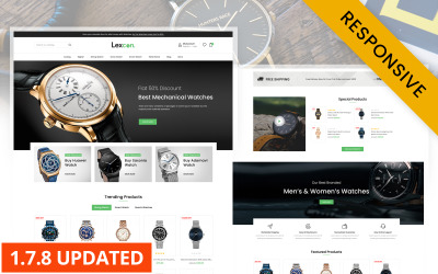 Lexcon Dijital Saat Mağazası Prestashop Duyarlı Tema