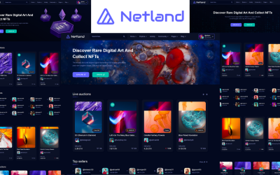 Netland – NFT Marketplace HTML5-Vorlage