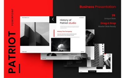 Patriot - Business PowerPoint sablon