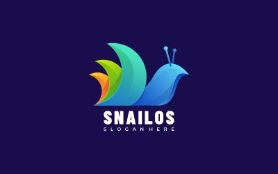 Šnek přechodu barevné Logo Logo