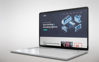 Abu — Usługi drukowania Szablon strony docelowej HTML5