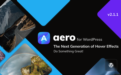 Aero för WordPress - Image Hover Effects WordPress Plugin