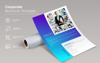 Corporate College  Brochures Design template