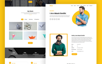 Ekla Multipurpose Portfolio Website Template