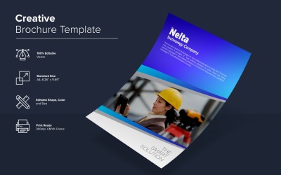 Modèle de brochure de la société Nelta Technology