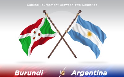 Bosnien kontra Argentina två flaggor