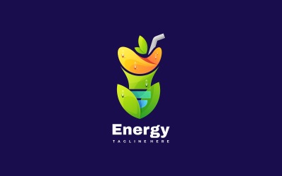 Buntes Logo mit Energieverlauf