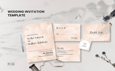 Весільний набір від Nydia Salazar - Invitaion