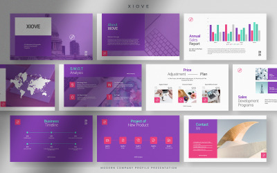 Xiove - Presentazione statistica infografica professionale
