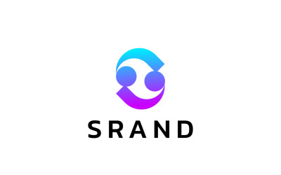 Dinamik S - Gradyan Fütüristik Logo